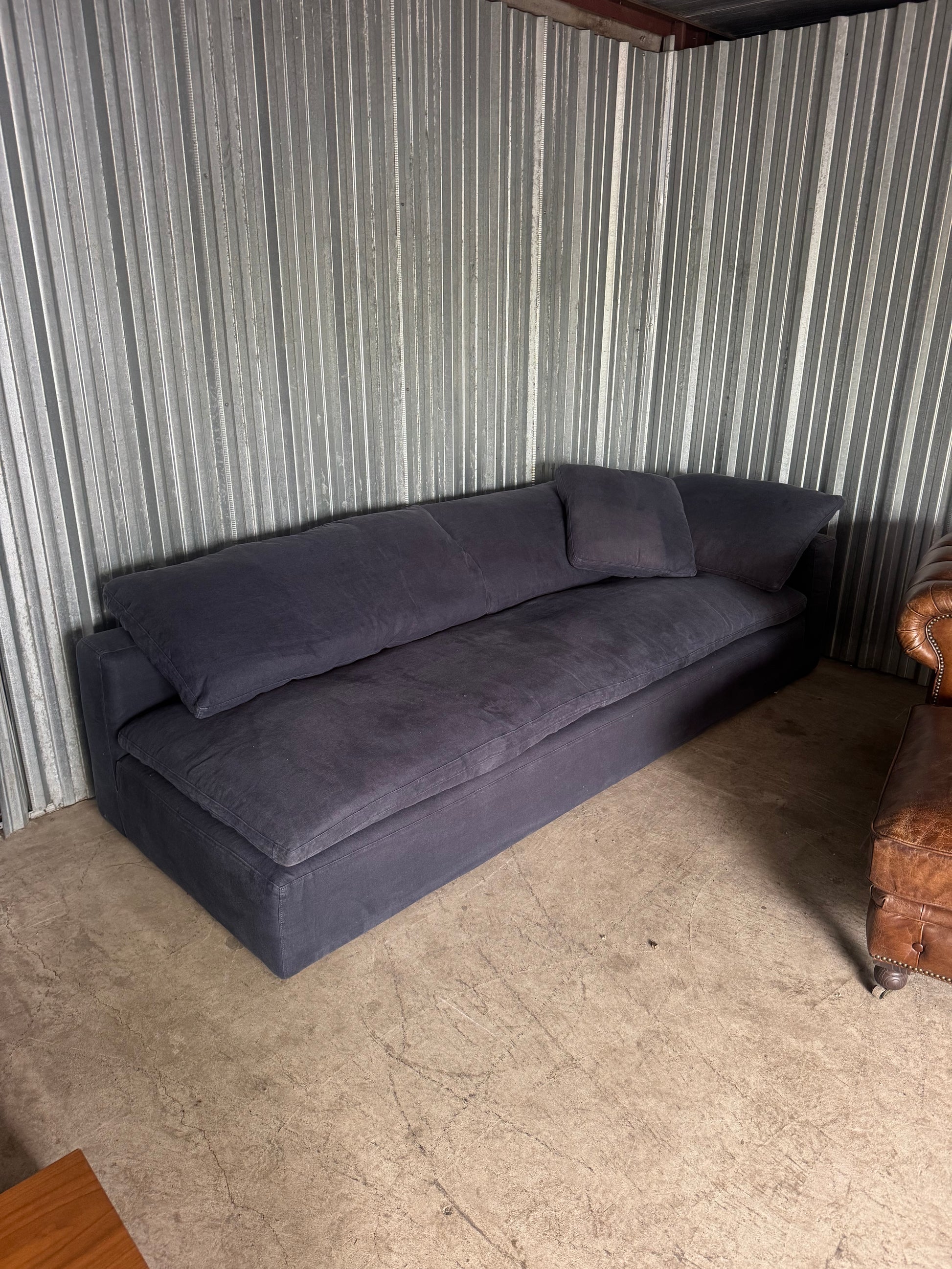 Restoration Hardware Down-Filled Luxe Depth Cloud Left Arm Sectional
