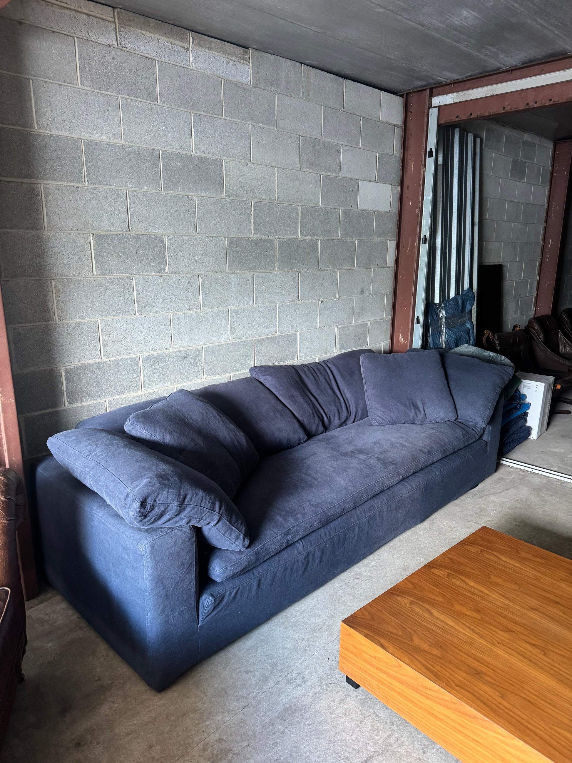Restoration Hardware Down-Filled Luxe Depth Cloud Left Arm Sectional