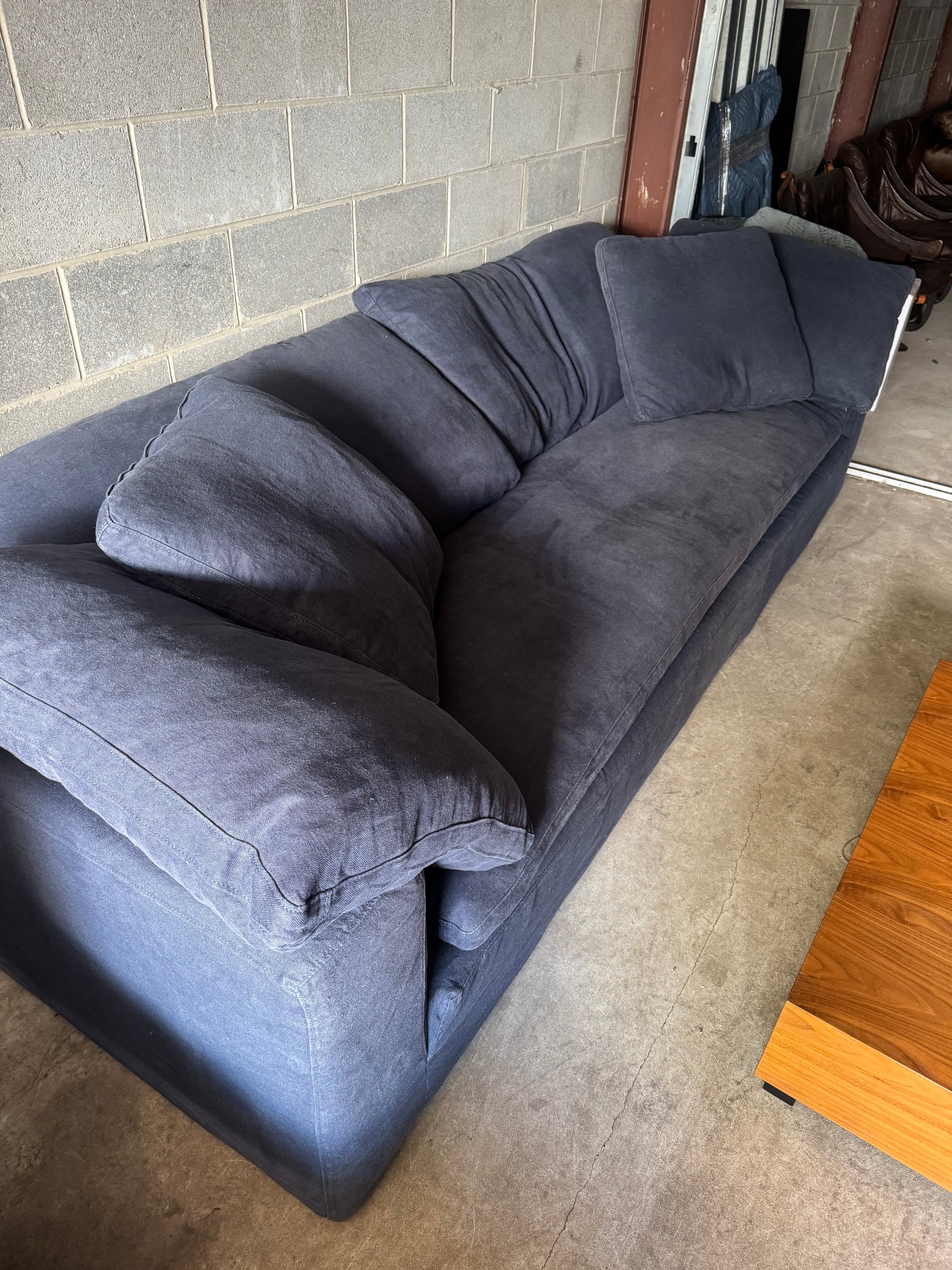 Restoration Hardware Down-Filled Luxe Depth Cloud Left Arm Sectional