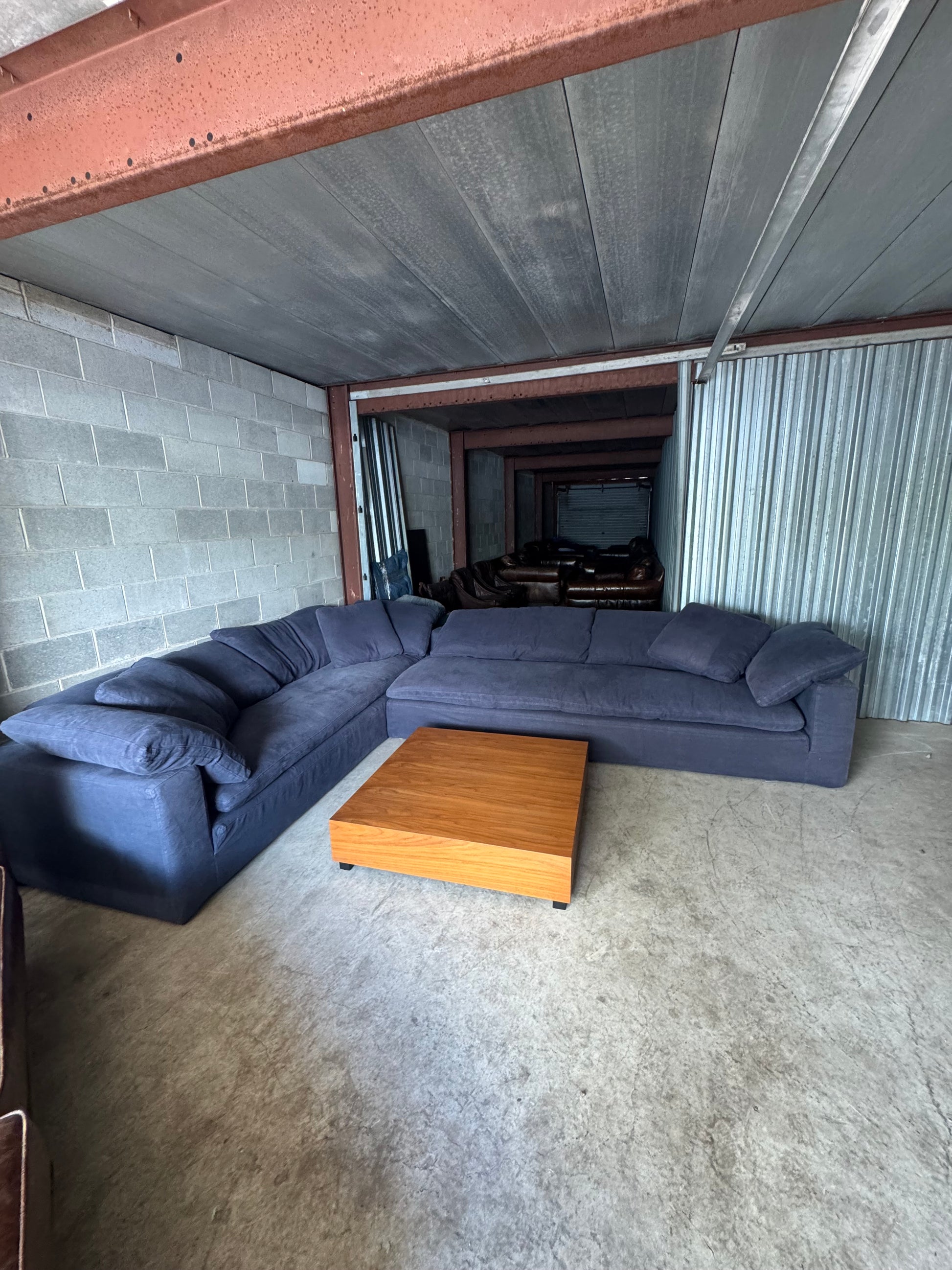 Restoration Hardware Down-Filled Luxe Depth Cloud Left Arm Sectional