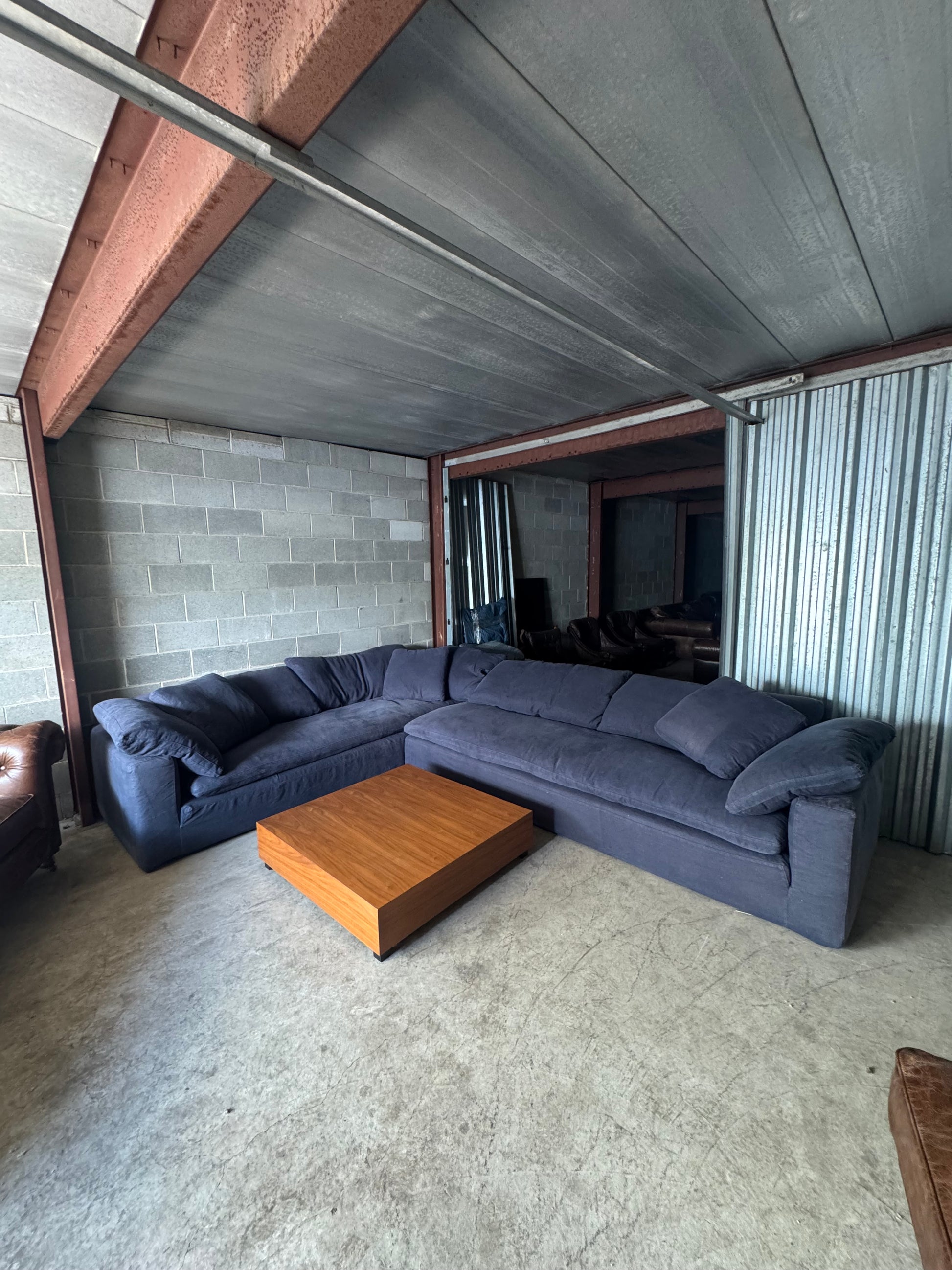 Restoration Hardware Down-Filled Luxe Depth Cloud Left Arm Sectional